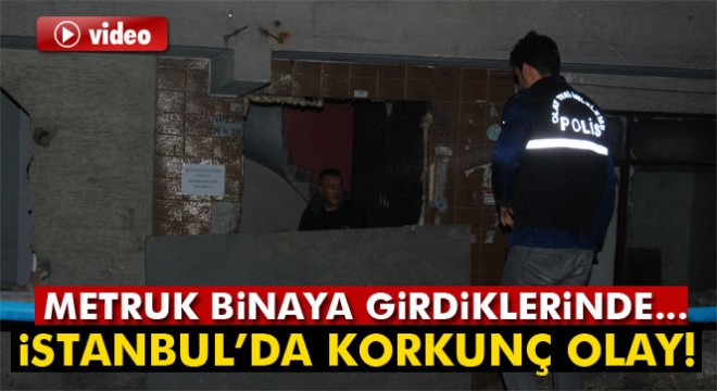Bahçelievler’de metruk binada yanmış erkek cesedi bulundu