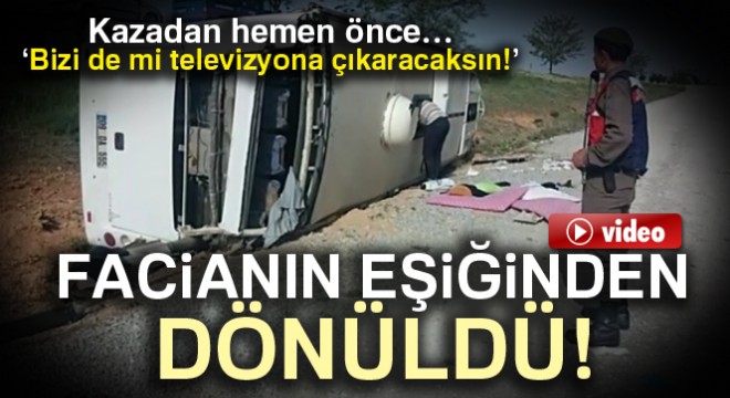 Konya da otobüs devrildi: 20 yaralı