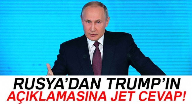 Rusya’dan Trump’a yanıt gecikmedi