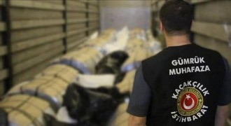 Gümrüklerde 8 ayda 202,8 milyon liralık tütün ürünü ele geçirildi